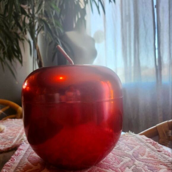 Vintage Other - Vintage Red Apple Ice Bucket Insulated Sealed MCM 60s 50s Barware